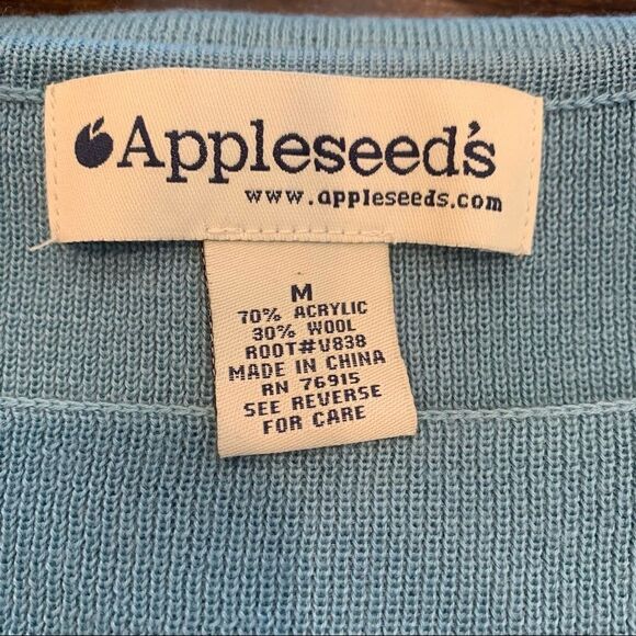 Appleseeds Skirt and Top Set Blue Size Large - Picture 11 of 12